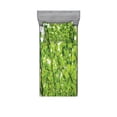 thumbnail image 2 of Leaves Bedding Set with Sheet & Covers, Close-up Tree Leaves from an Uprising Angle High Plants Summer Fresh Environment Habitat, Printed Bedroom Decor 2 Shams, 4 Sizes, Green, by Ambesonne, 2 of 3
