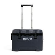 Igloo 52 QT Overland Ice Chest Cooler with Wheels, Gray