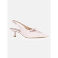 thumbnail image 3 of Scoop Women's Slingback Kitten Heels with Lace Up Accents, 3 of 7