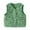 Green, variant on Toddler Children Girls Boys Solid Warm Thick Spring Winter Sleeveless Vest Clothes Coat Zipper For Babys