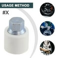 thumbnail image 3 of 1Pcs Tire Wheel Lock Anti-Theft Screw Lug Nut Bolt Removal Key Socket “X”, 3 of 10