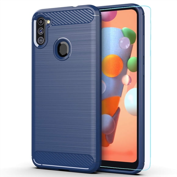 Funda para Celular MAIKEZI Galaxy A11 TPU Suave con Protector de Pantalla