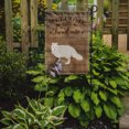 thumbnail image 2 of Caroline's Treasures CK6821GF White Arctic Fox Welcome Flag Garden Size , Small, multicolor, 2 of 3