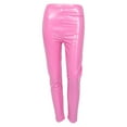 thumbnail image 6 of 1Pc Leather Leggings High Waist Pants Women Elastic Tights Fashion Pants, 6 of 7