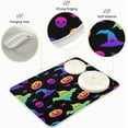 thumbnail image 4 of FREEAMG Halloween Décor Dish Drying Mat - 18 x 24inch- Extra Large Microfiber Dish Drying Mat, Dish Draining Mat, Counter top Mat, Rainbow Happy Halloween, 4 of 7