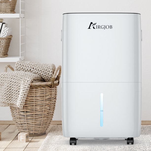 Large Smart Dehumidifier 50 Pint for Home AIRGJOB Energy Star 4500 Sq