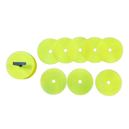 Flat Disc Non Slip *Set of 30* Rubber Markers Soccer Football Agility Training