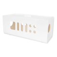 thumbnail image 2 of White HIPS Socket Box for Home Use with Reserved Line Hole and Dust Cover 7.8x5.9x3.1 Inches, 2 of 5