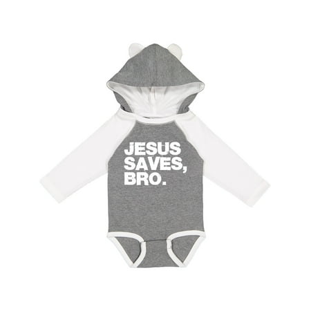 

Inktastic Jesus Saves Bro. Gift Baby Boy or Baby Girl Long Sleeve Bodysuit