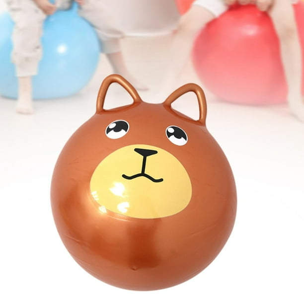 Pelota Saltarina Perfke de Dibujos Animados 42 cm Marrón Claro