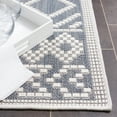 thumbnail image 6 of SAFAVIEH Machine Washable Rug Indoor/Outdoor Bermuda Collection - Bermuda Leonard Geometric Indoor/Outdoor Area Rug, Navy/Ivory, 8' x 10', 6 of 13