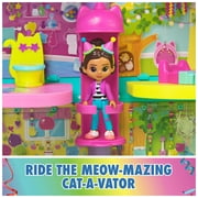 Gabbys Dollhouse, Celebration Dollhouse 2-Foot Tall Playset with Sounds, 14 Pieces