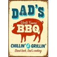 thumbnail image 1 of HAHDAXIA New Metal Sign Aluminum Sign Dads BBQ Sign for Outdoor & Indoor 12" x 8", 1 of 5