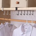 thumbnail image 2 of CNKOO Multi-Function Under The Closet Hanging Kitchen Metal Hook Organizer Shelf Wardrobe Coffee Cups Holder  Gold, 2 of 6