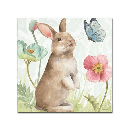 Spring Bunny - Trademark Fine Art 'Spring Softies Bunnies II' Canvas Art by Lisa Audit