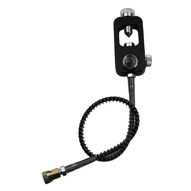 Adaptador de Regulador de Llenado de Tanque de Aire Sunnimix Adaptador de recarga de tanque 13,5x7,5x2,5 cm