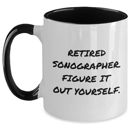 

Gifts from Mom Unique Sonographer Graduation Gifts for Him Her Funny Quote Coffee Mugs 11oz Ceramic Two Tone Designs with Black White Red White Navy White Pink White Options