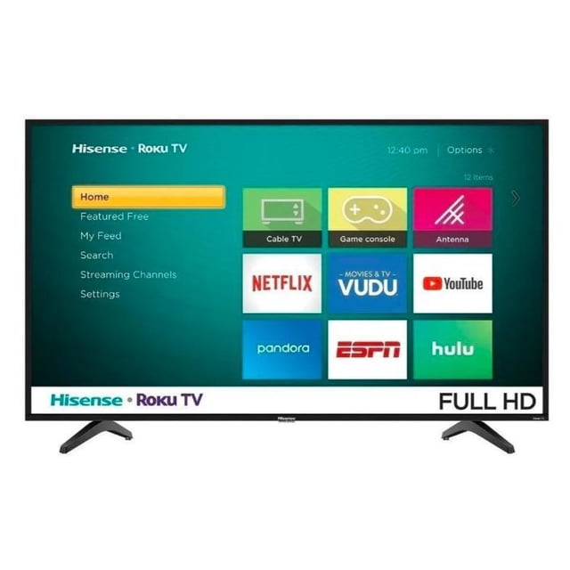 Smart TV Hisense H4F Series 43H4030F LED Full HD 43" Negro Hisense 43H4030F