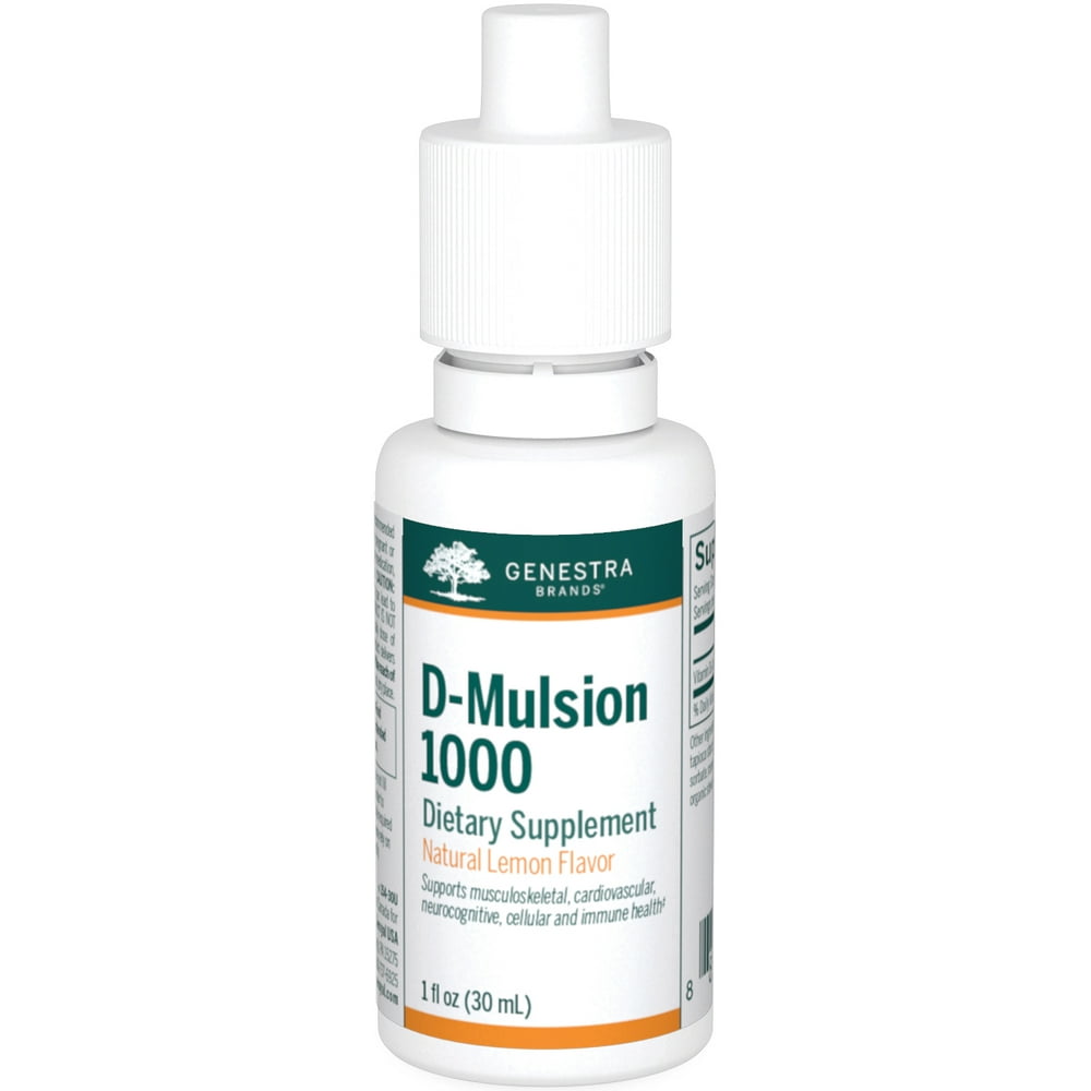 Genestra Brands DMulsion 1000 Emulsified Vitamin D 1 fl. oz