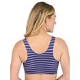 thumbnail image 3 of Fruit of the Loom Women's Tank Style Cotton Sports Bra 3-Pack, Sizes 34-47, 3 of 11