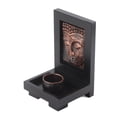 thumbnail image 4 of Porta incienso de Buda, exquisito y hermoso portavelas de piedra Zen para hoteles, salón de belleza, decoración, tamaño libre de bronce, 4 of 5