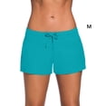 thumbnail image 3 of Yuarrent Traje de baño Ajustable Sólido Cordón Banda Secado rápido Pantalones anchos de moda Piernas Pantalones cortos fríos Traje de baño Deportes acuáticos Verde METRO, 3 of 6