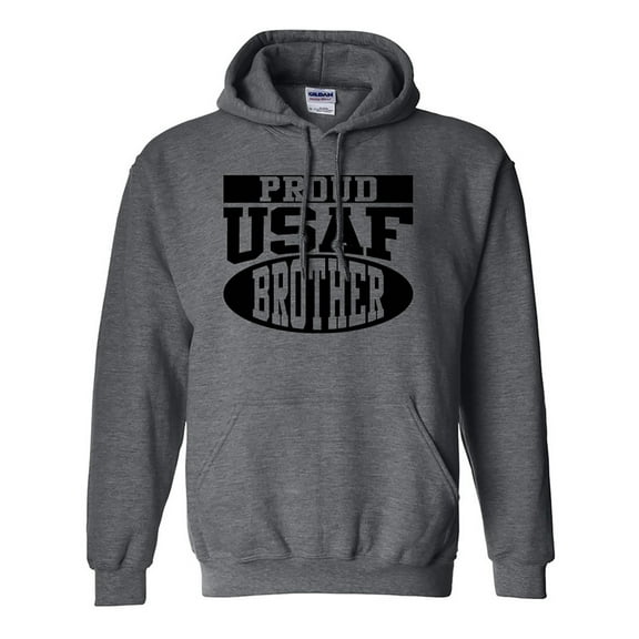 Proud USAF Brother Hooded Sweatshirt