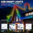 thumbnail image 2 of MIMIRGB 55ft Smart Fairy Lights with App & Remote, 150 LED Color Changing String Lights, Music Sync Mode, USB Powered for Christmas Tree, Halloween, Bedroom & Party Decor, 2 of 8