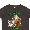 thumbnail image 4 of Inktastic I Love My Farm with Happy Farm Animals Boys or Girls Toddler T-Shirt, 4 of 5