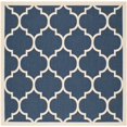thumbnail image 1 of Safavieh Courtyard Navy Indoor Outdoor Rug - Square 6'7", 1 of 1
