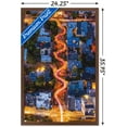 thumbnail image 3 of Light Trails on Lombard Street Wall Poster, 22.375" x 34", Framed, 3 of 3