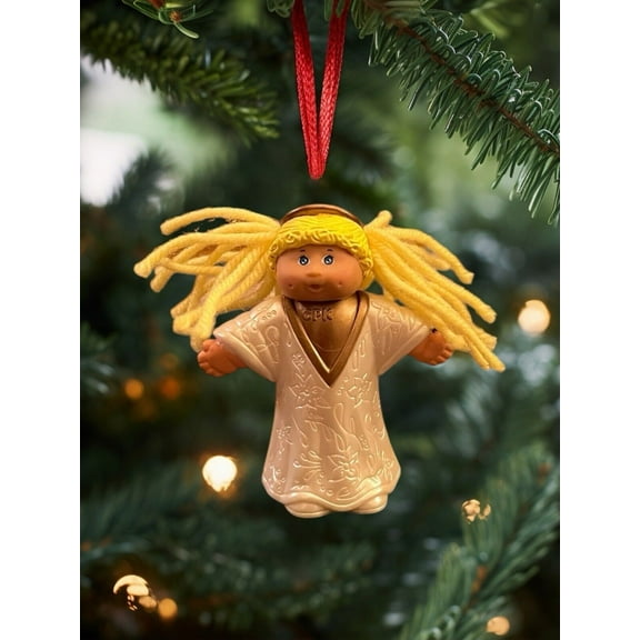 1992 Collector Cabbage Patch Kids Angel CPK Figure 3" Ornament Charm Dangler