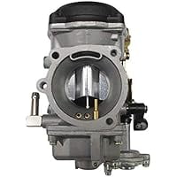 CV40 40mm Motorcycle Carburetor Replacement Compatible with Harley-Davidson Road King & Super Glide Models, Smooth Idle for Street Riding & Cruising