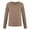 Khaki, variant on ZQGJB Fall Winter Sweaters for Women 2022 Oversized Turtleneck Chunky Knit Pullover Sweater Solid Balloon Long Sleeve Baggy Jumper Tops (Purple,XXXXL)