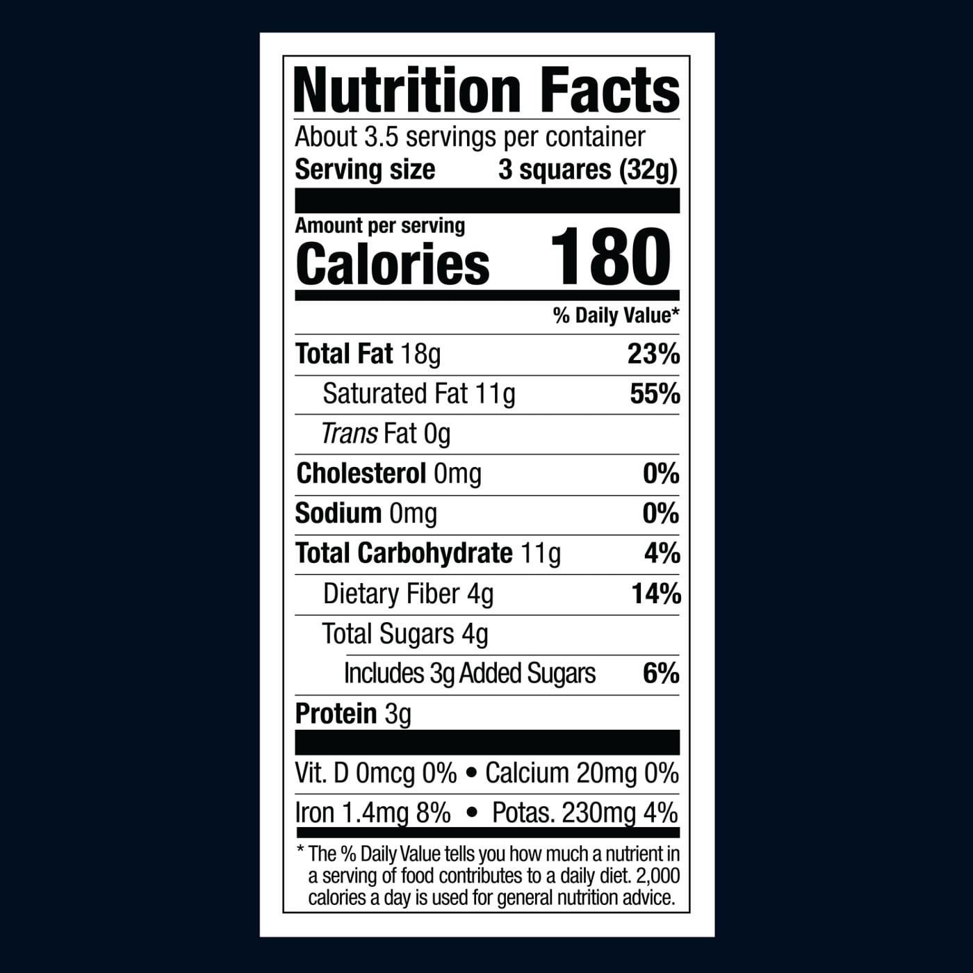 Ghirardelli Intense Dark 86% Cacao Chocolate Squares - 4.12 oz- Pack of 2