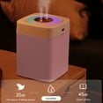 thumbnail image 4 of BZPIZ Heating, Cooling & Air Quality Under $5 Mini Humidifier Quiet Ultrasonic Air Humidifier for Bedroom, Office, Travel, Plants, with Night Light, Auto Shut-Off, Super Quiet, 4 of 7
