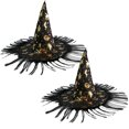 thumbnail image 1 of 2 piezas de sombrero de mago para el cabello, sombrero de mago para disfraces de Halloween, 1 of 5