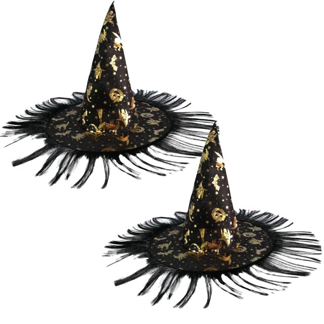 2 piezas de sombrero de mago para el cabello, sombrero de mago para disfraces de Halloween