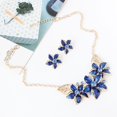 thumbnail image 4 of Collier de Mariage Fleur Collier de Mariée Élégant Collier avec Boucles d'Oreilles, 4 of 10
