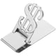 thumbnail image 1 of 1 pieza de clips metálicos para billetes con forma de símbolo de dólar, miniclips de acero inoxidable para billetera, carpeta para dinero, tarjetero para tarjetas de crédito., 1 of 6