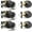 Dark Black, variant on 3 Pack Keyed Entry Door Knob and Single Cylinder Deadbolt Combination Set in Satin Nickel, Exterior Door Knob with Deadbolt, Keyed Alike Door Lock Sets Deadbolt Combo