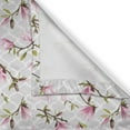 thumbnail image 5 of Ambesonne Vintage Grommet Curtain, Magnolia Flower Pattern, 50" x 96", Pale Pink Pale Grey, 5 of 6