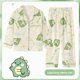 thumbnail image 1 of Ropa de dormir para niños, conjunto de ropa para el hogar similar al algodón de manga larga con cuello para niños y niñas, diseño de dibujos animados, primavera y otoño, 1 of 5