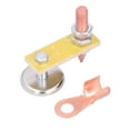thumbnail image 4 of Soporte de soldadura magnético, herramienta de puesta a tierra de abrazadera trasera de cobre de gran succión para reparación mecánica, 4 of 8