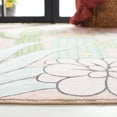 thumbnail image 5 of Safavieh Door And Kitchen Mat Dayna Floral Polyester Machine Washable Area Rug, Pink/Green, 3' x 5', 5 of 12