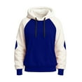 thumbnail image 5 of VNKIDY Women's Sweatshirt Fashion Color Block Oversized Thicken Windproof Hoodie Long Sleeve Loose Fit Pullover With Pockets For Autumn Winter Outdoor Wear Versatile Tops, 5 of 5
