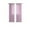 Purple, variant on PALIFEUR Sheer Curtains, Linen Curtains for Living Room Bedroom, Transparent Window Curtains, 98" x 39" Solid Color Curtain