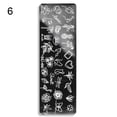 thumbnail image 2 of opvise Nail Stamping Plates Human Face Design Multiple Pictures Solid Manicure Art Stainless Steel Printing Plate for Girl, 2 of 8