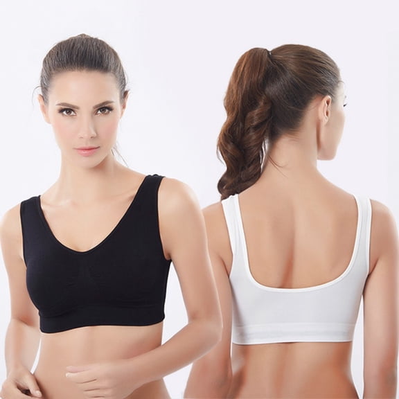 LYMAYTER Sports Bras for Women Seamless Pullover Bralette Yoga Running Comfort Breathable Bra S-6XL