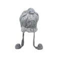 thumbnail image 3 of WITHMOONS Fleece Lining Thick Cable Knit Beanie Hat Earflaps Cap YZ70128 (Grey), 3 of 3